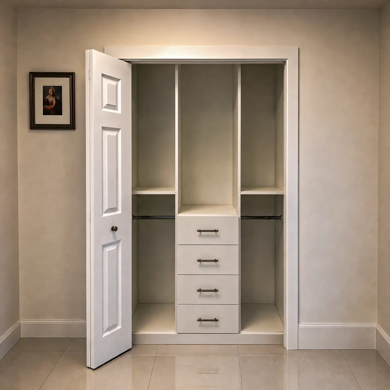 Smart Storage, Simply Designed - Custom reach-in closet in Boca Raton, FL