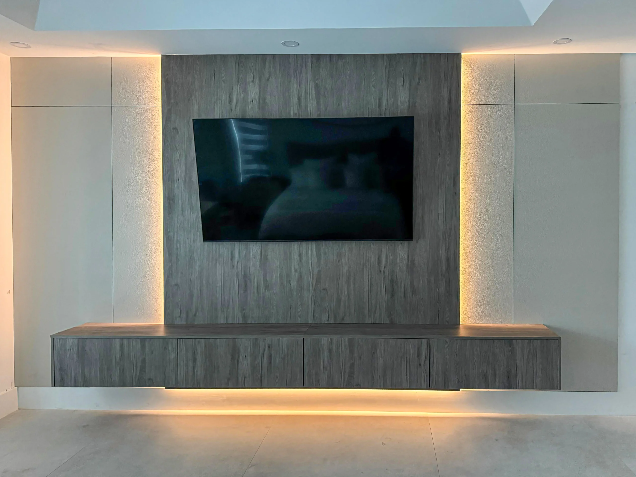 Downtown Boca Raton Custom Wood Walk-In Closet